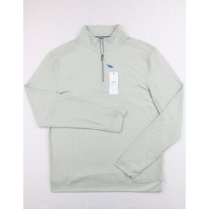 Southern Tide Steel Grey Pine Ridge Cruiser 1/4 Zip Long Sleeve Shirt Skipjack
